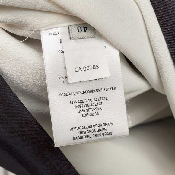 Aquilano Rimondi SS/13 Runway White & Black Multi-Pattern Silk Dress - Picture 12 of 14